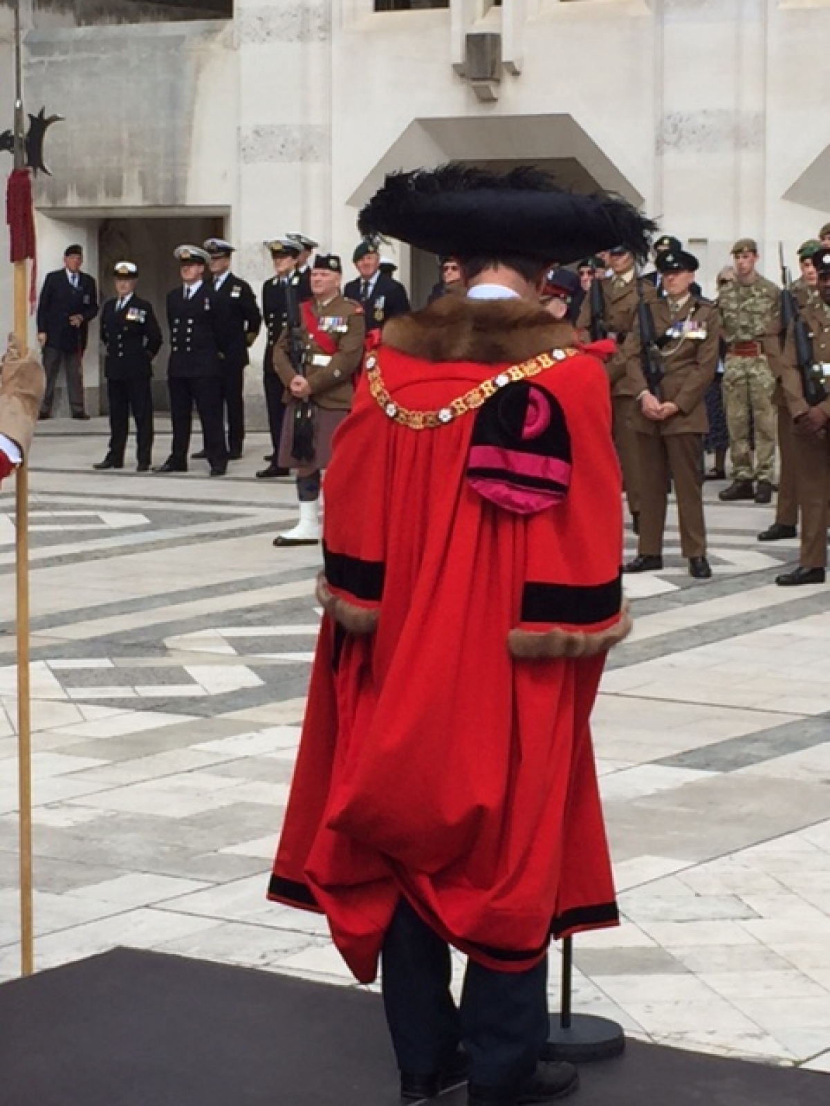 Armed Forces Flag Raising, Guildhall Yard, 15.30