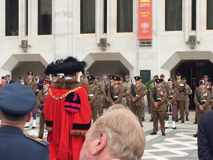 Armed Forces Flag Raising, Guildhall Yard, 15.30