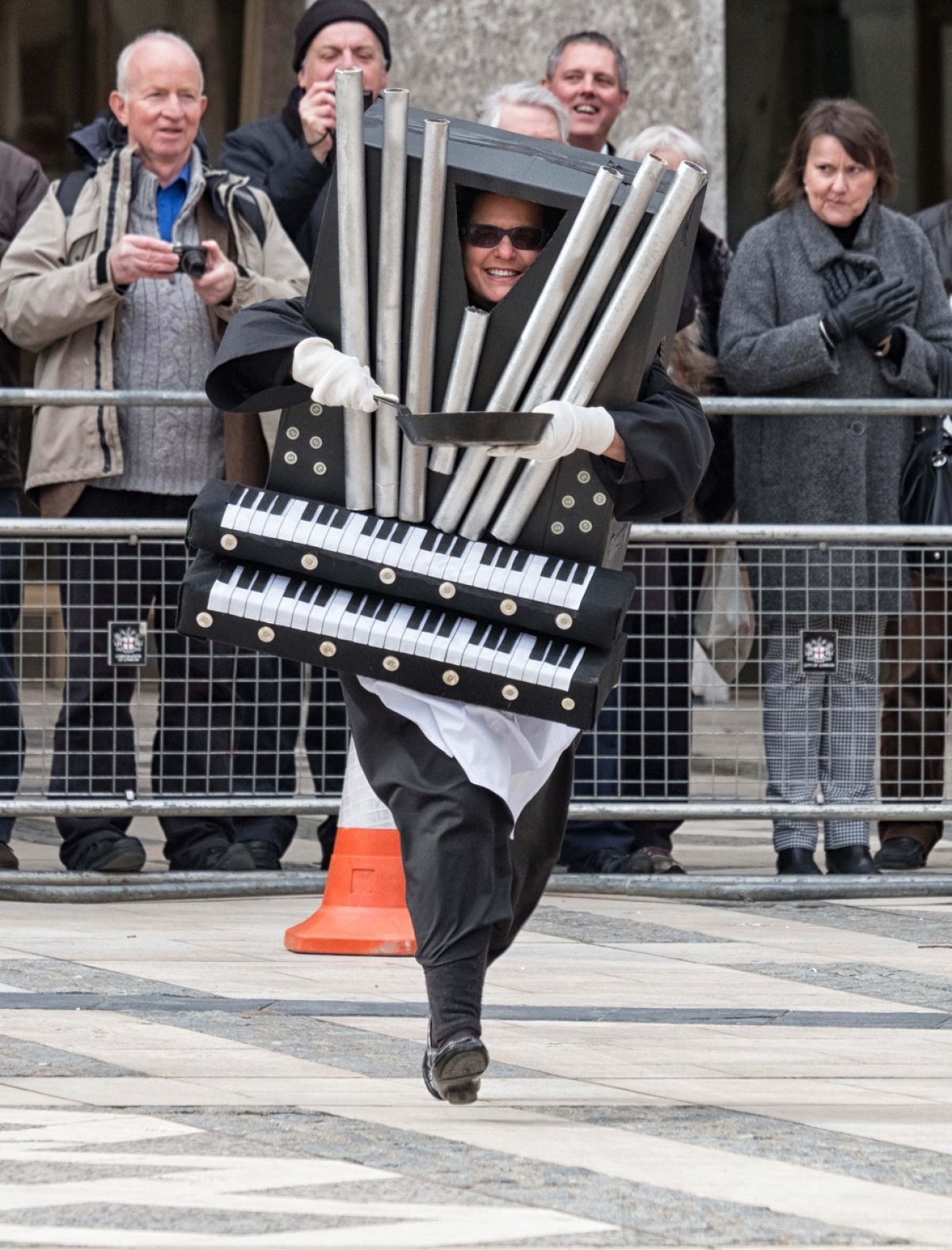 Poulters' Pancake Races, Guildhall Yard