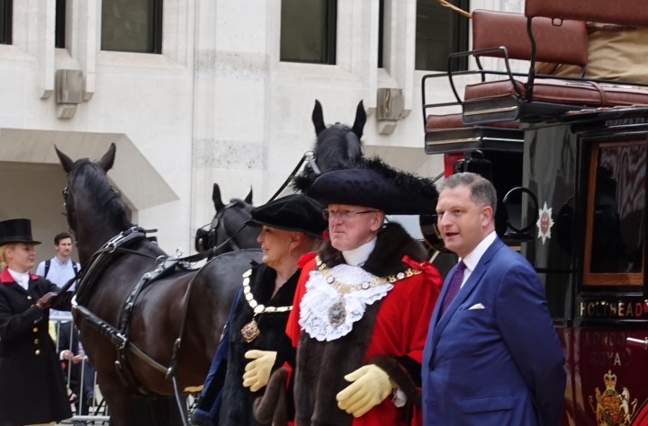Carmen's Cart Marking Ceremony Guildhall Yard
