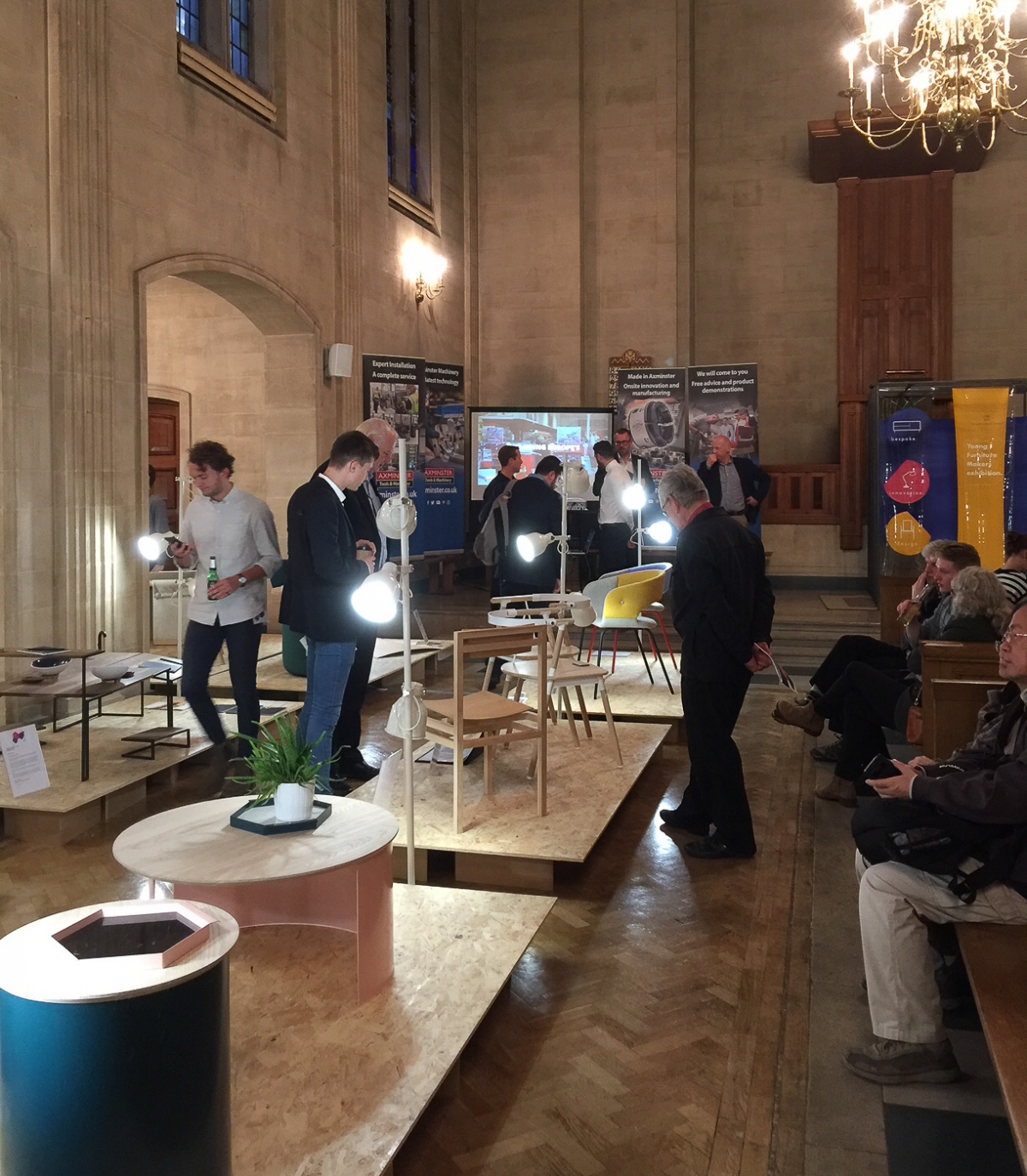 Young Furniture Makers' Exhibition Furniture Makers' Hall, The Dutch Church, Austin Friars