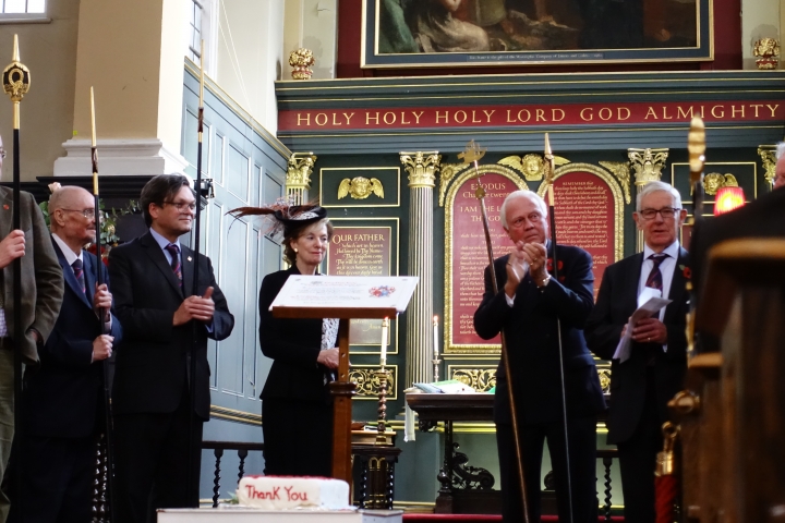 Church service for the Lord Mayor St James Garlickhythe
