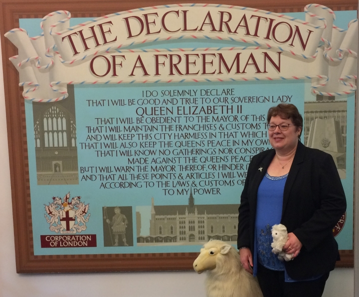 Freedom of the City of London for Susan Stocker