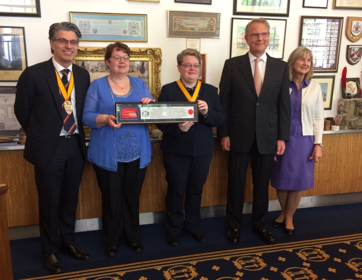 Freedom of the City of London for Susan Stocker 