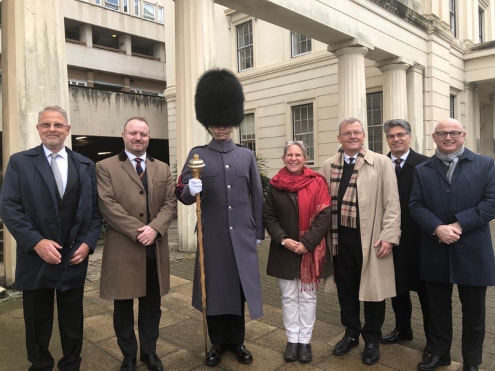 New Affiliation with the Irish Guards Association Our Visit to Wellington Barracks