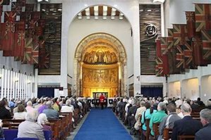 Visit to the Guards Chapel Band of the Irish Guards
