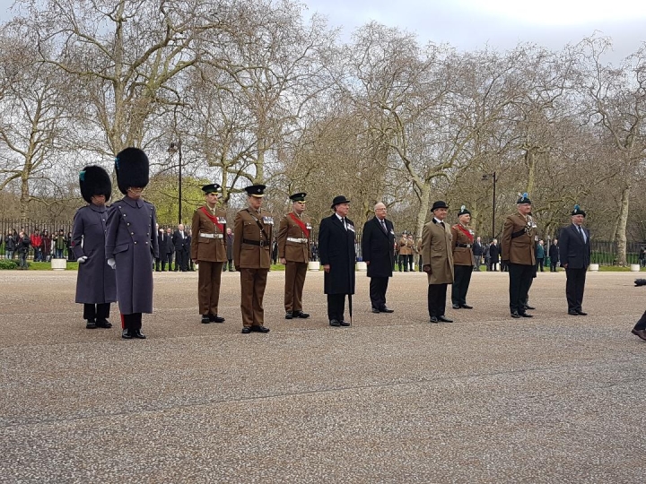 St Patrick's Day Celebration Wellington Barracks with the Irish Guards Association
