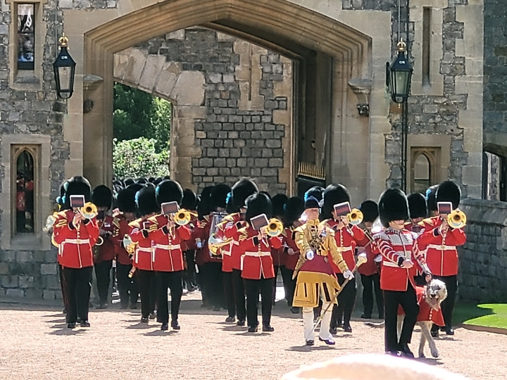 Presentation of Colours to the First Battalion of the Irish Guards 