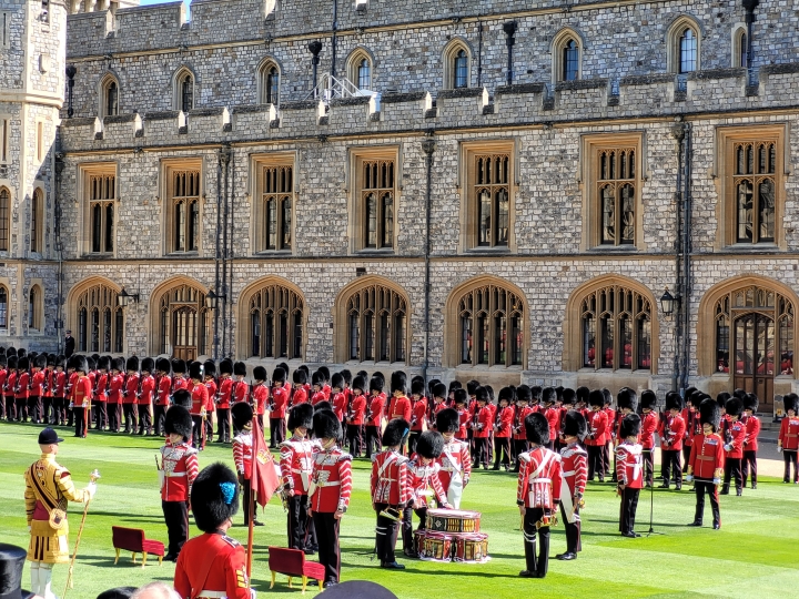 Presentation of Colours to the First Battalion of the Irish Guards