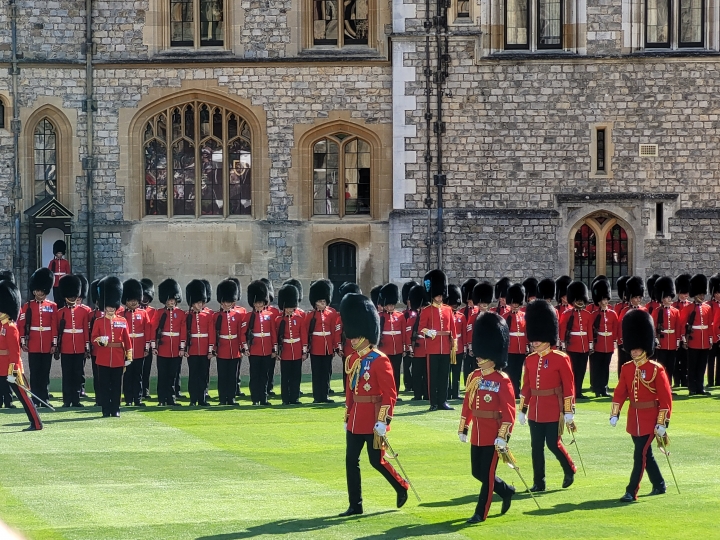 Presentation of Colours to the First Battalion of the Irish Guards 