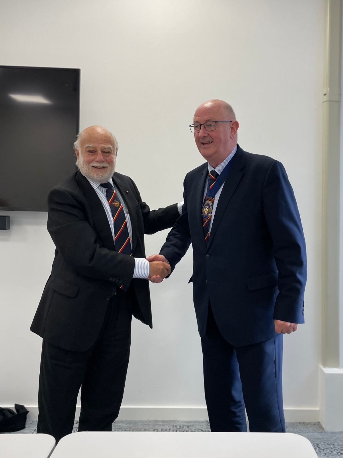 Chairman of Welfare Fund Committee retires