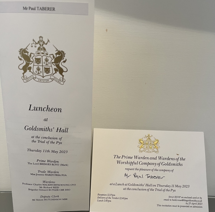 Trial of the Pyx Goldsmiths' Hall