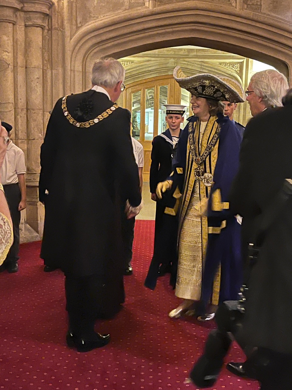 Gold and Silver Wyre Drawers&rsquo; Livery Banquet Guildhall