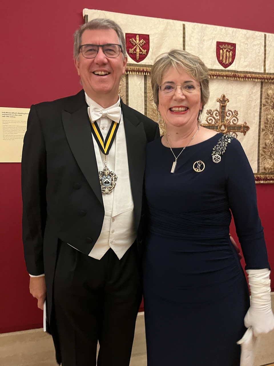 Gold and Silver Wyre Drawers&rsquo; Livery Banquet Guildhall