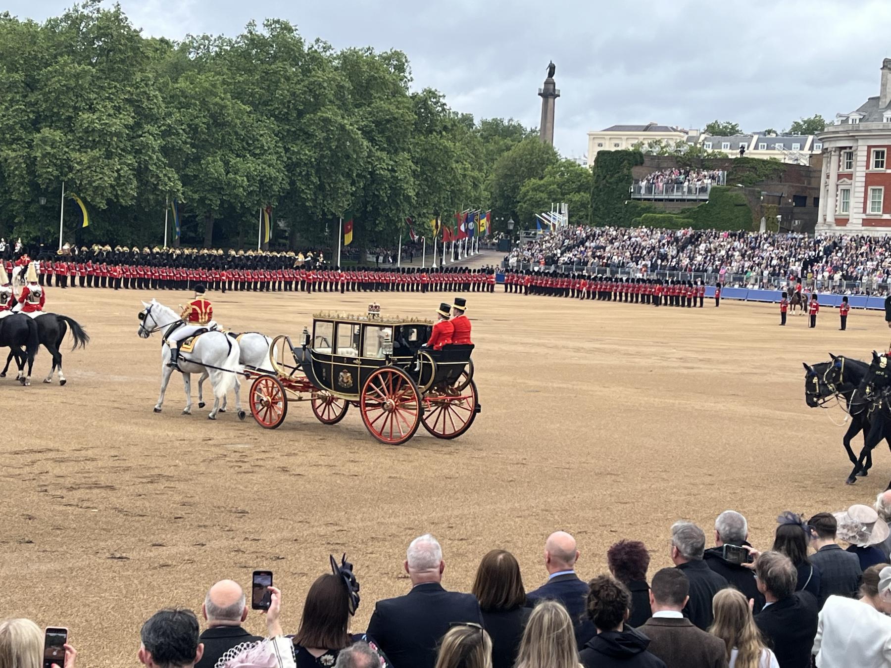 The King and Queen's carriage 