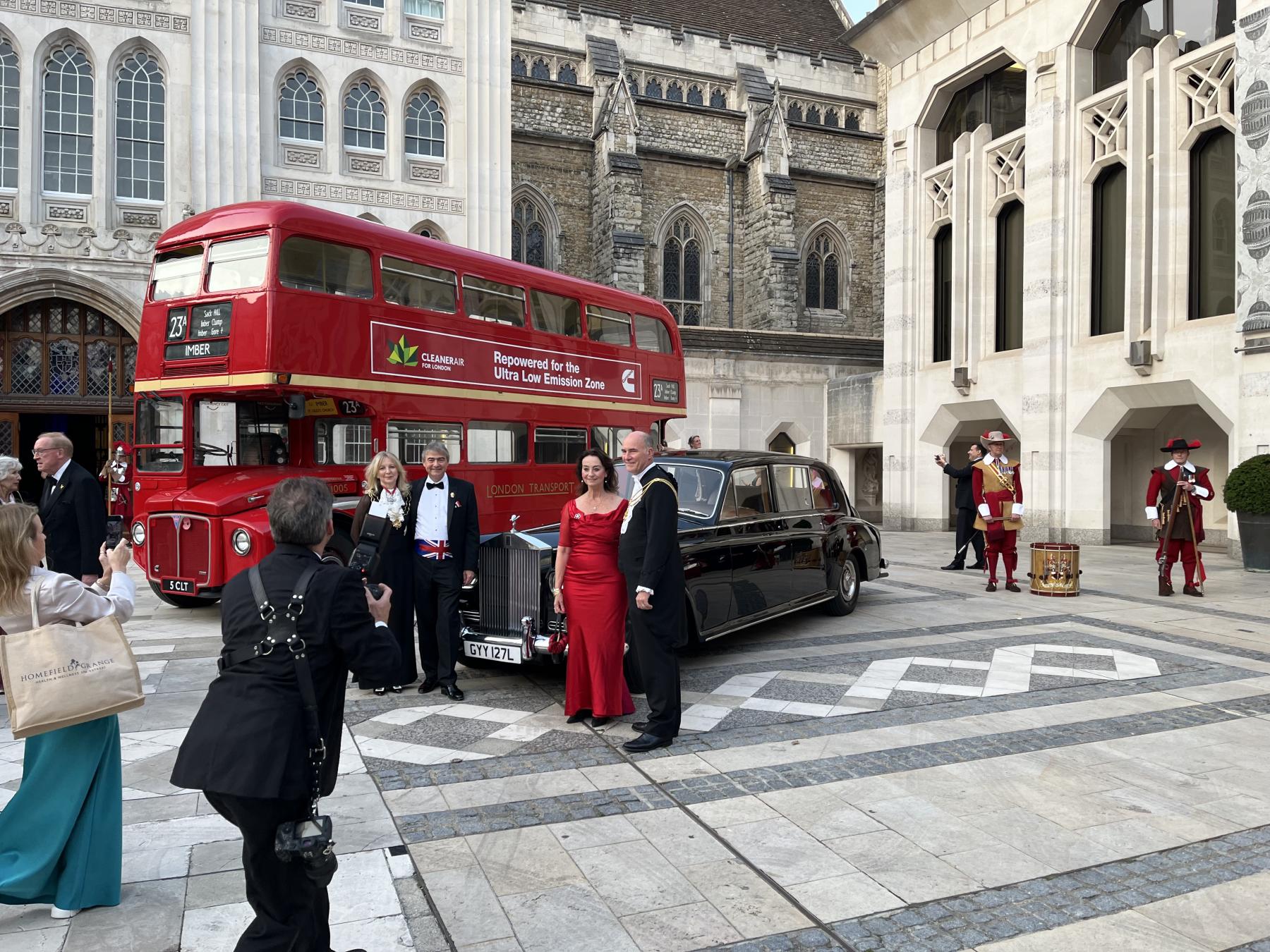 Arrival of Sheriffs and Consorts Guildhall
