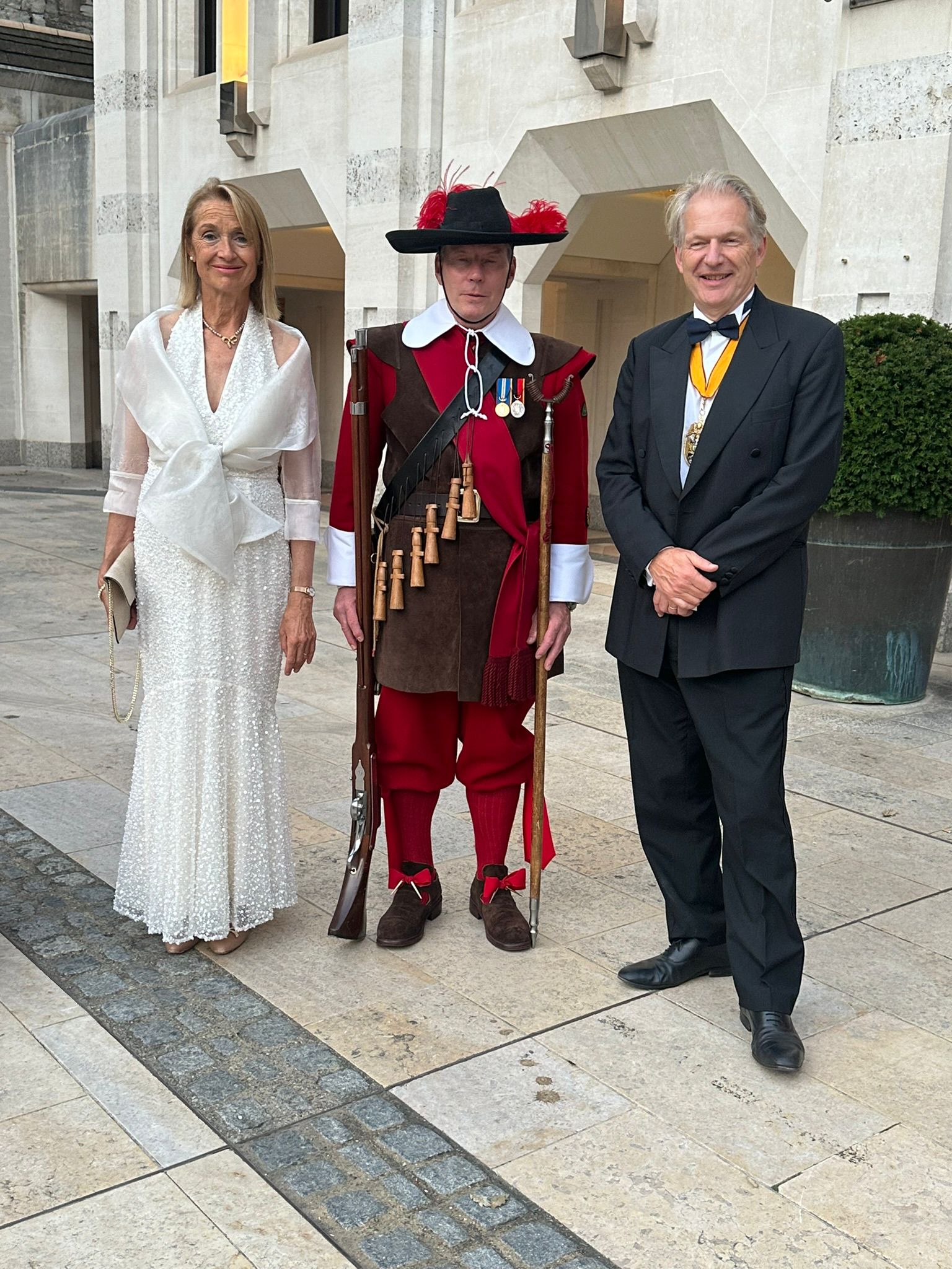 Meeting the guard! Guildhall