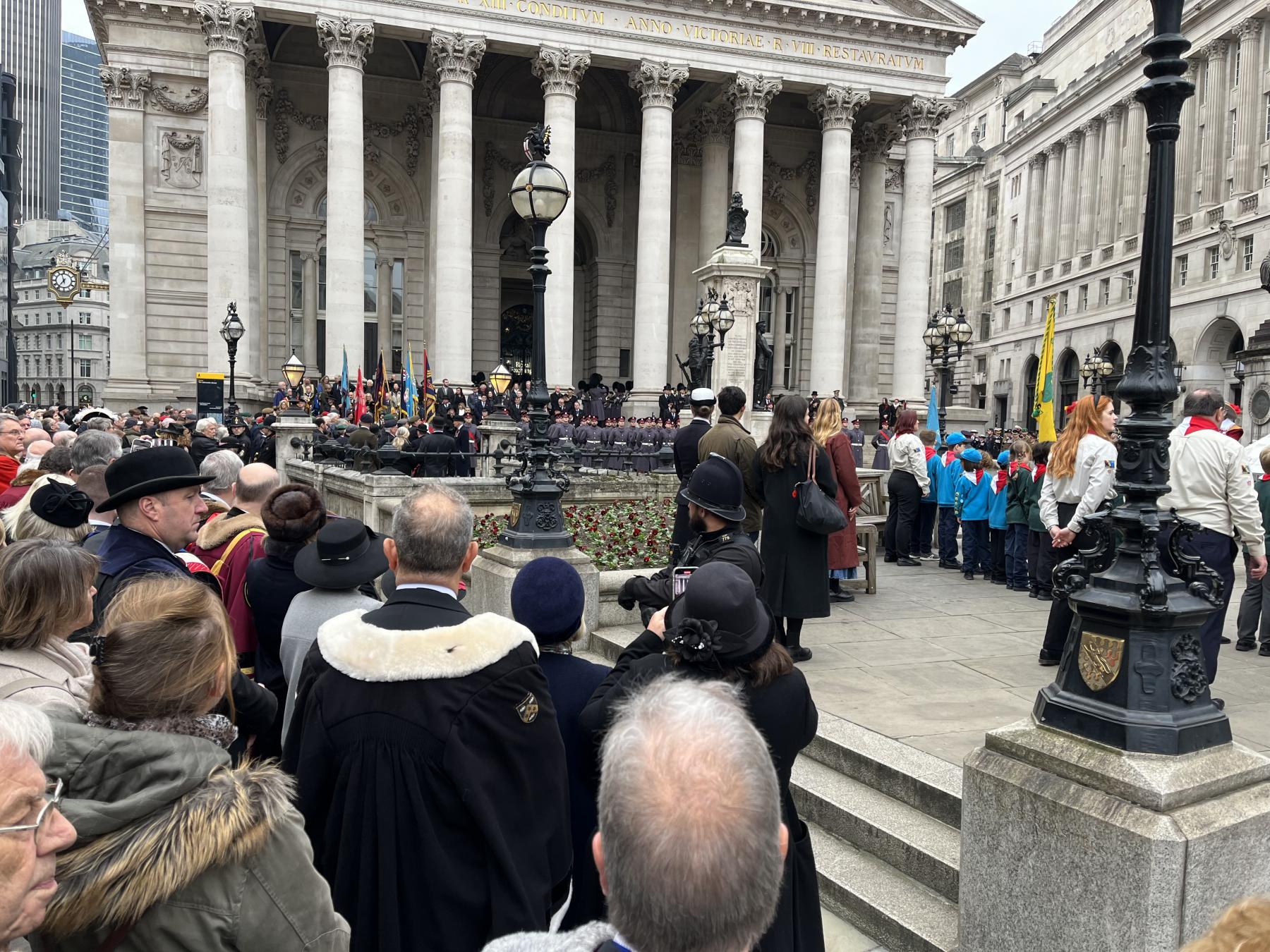 Remembrance Sunday St Pauls/Royal Exchange