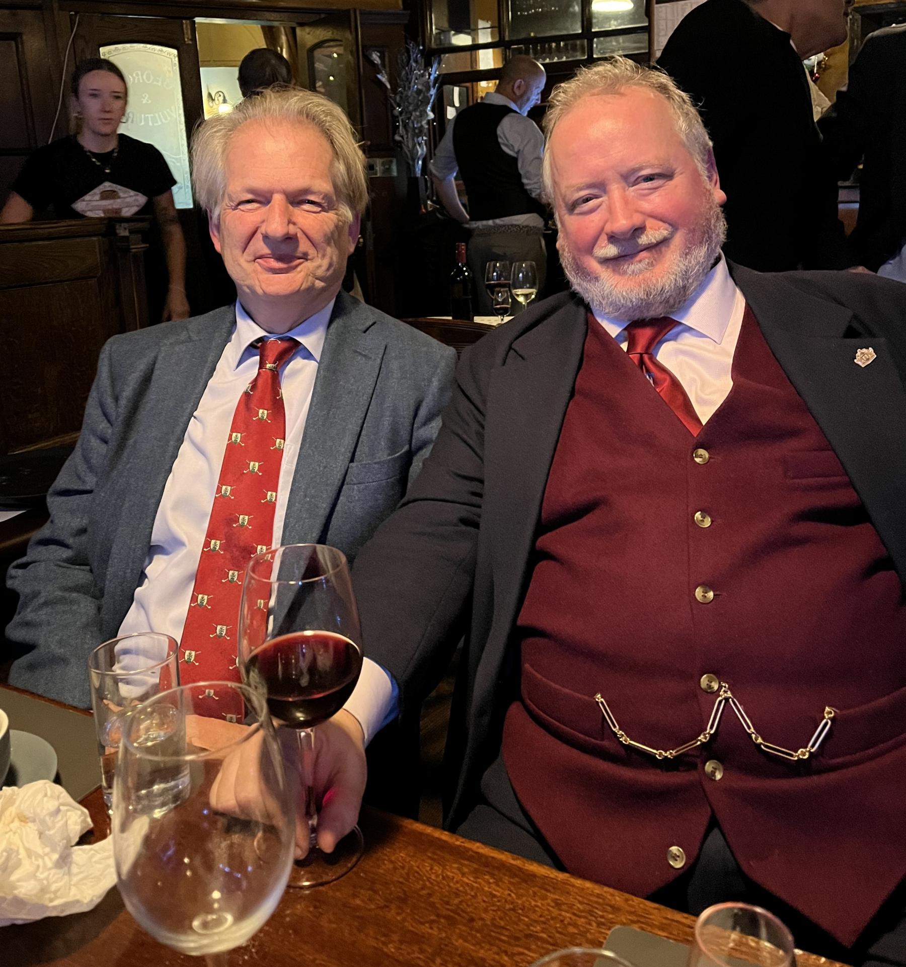 Dinner at the City Pickwick Club George & Vulture