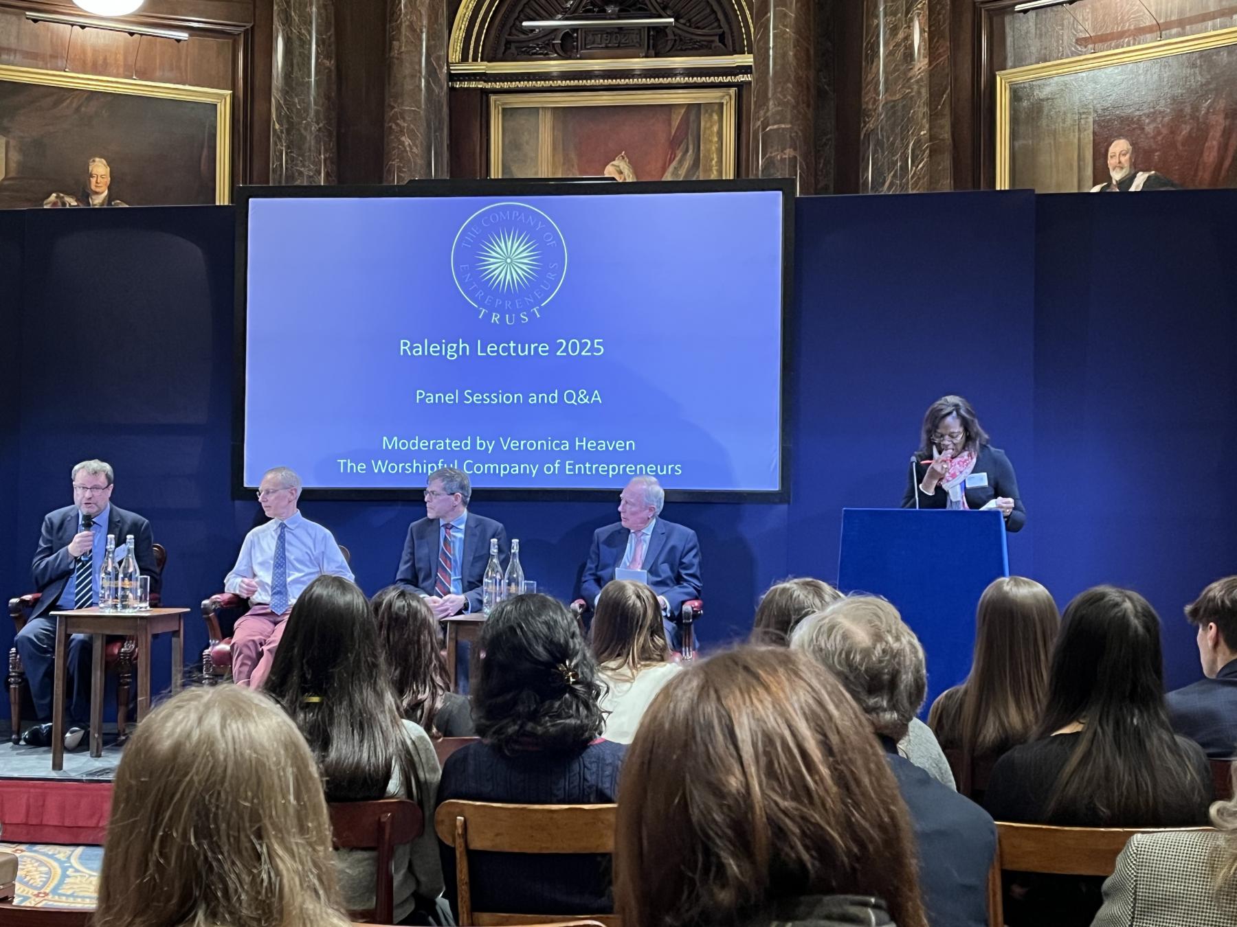 Raleigh Lecture Drapers Hall