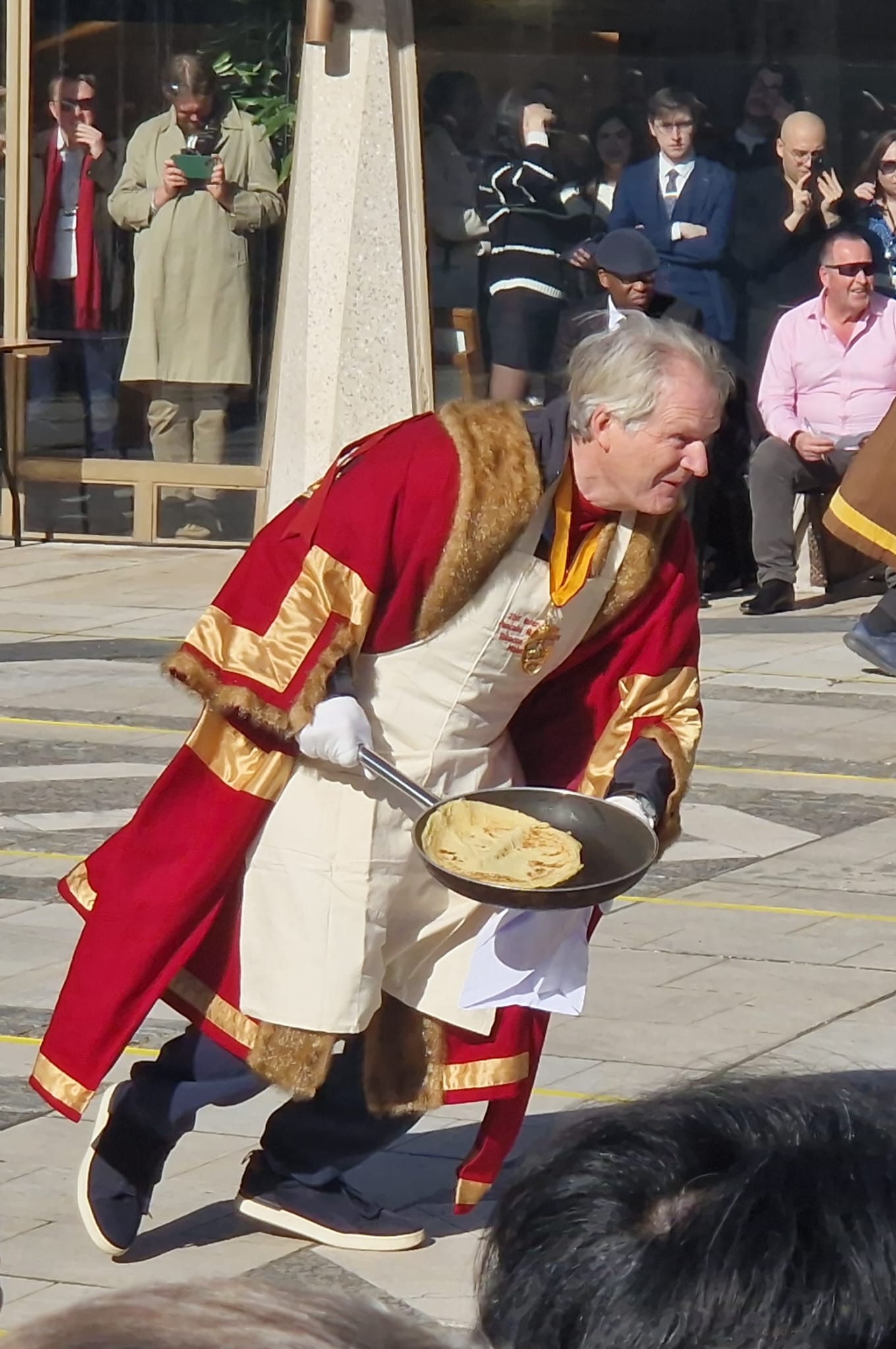 Inter Livery Pancake Races Guildhall Yard