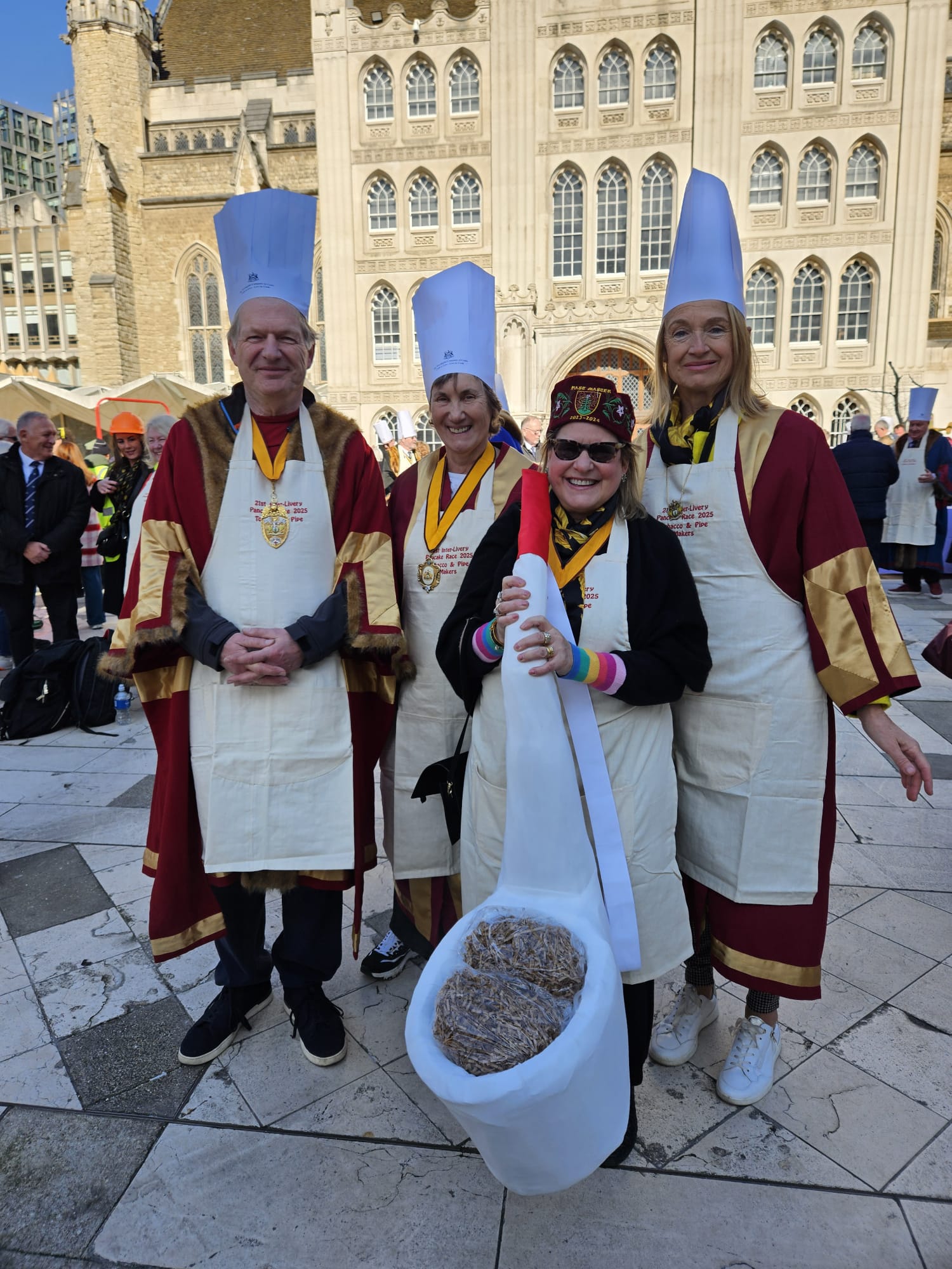 The team Guildhall Yard
