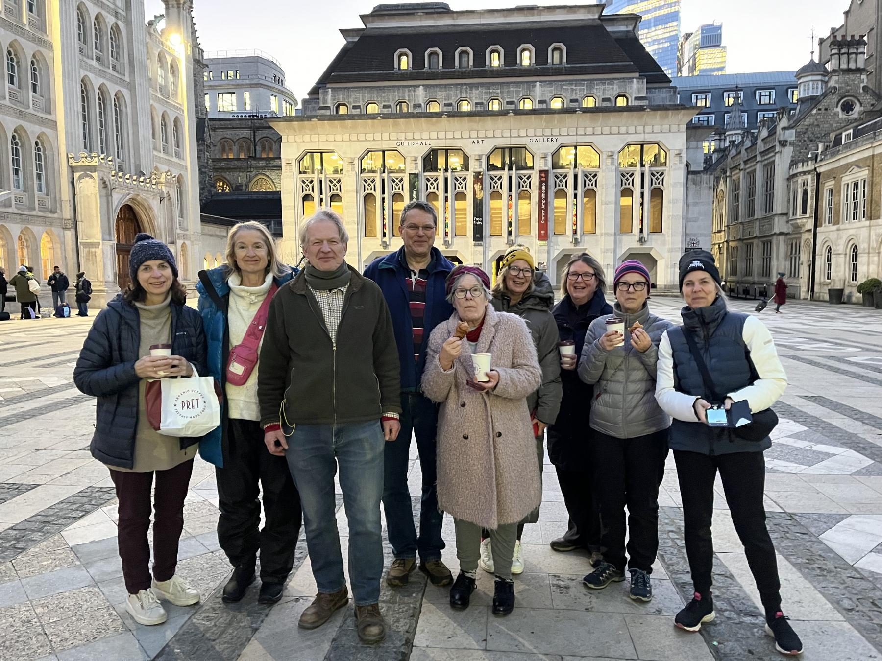 Lady Mayoress' Sleep out Guildhall yard