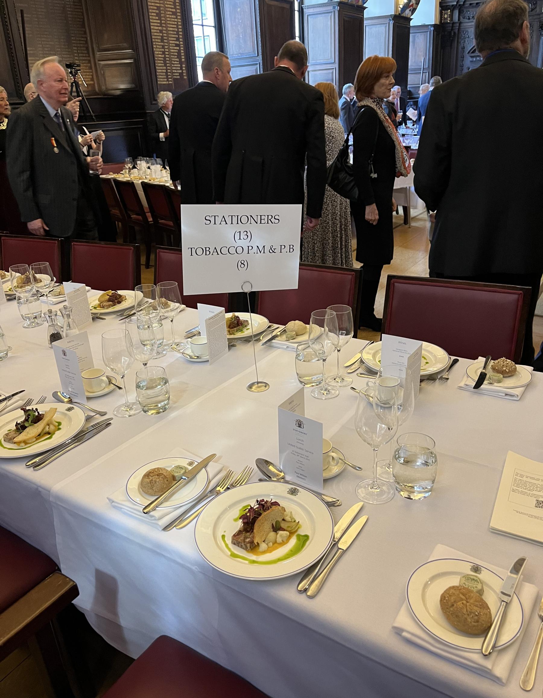 United Guilds Service/Lunch at Stationers St Pauls/Stationers Hall