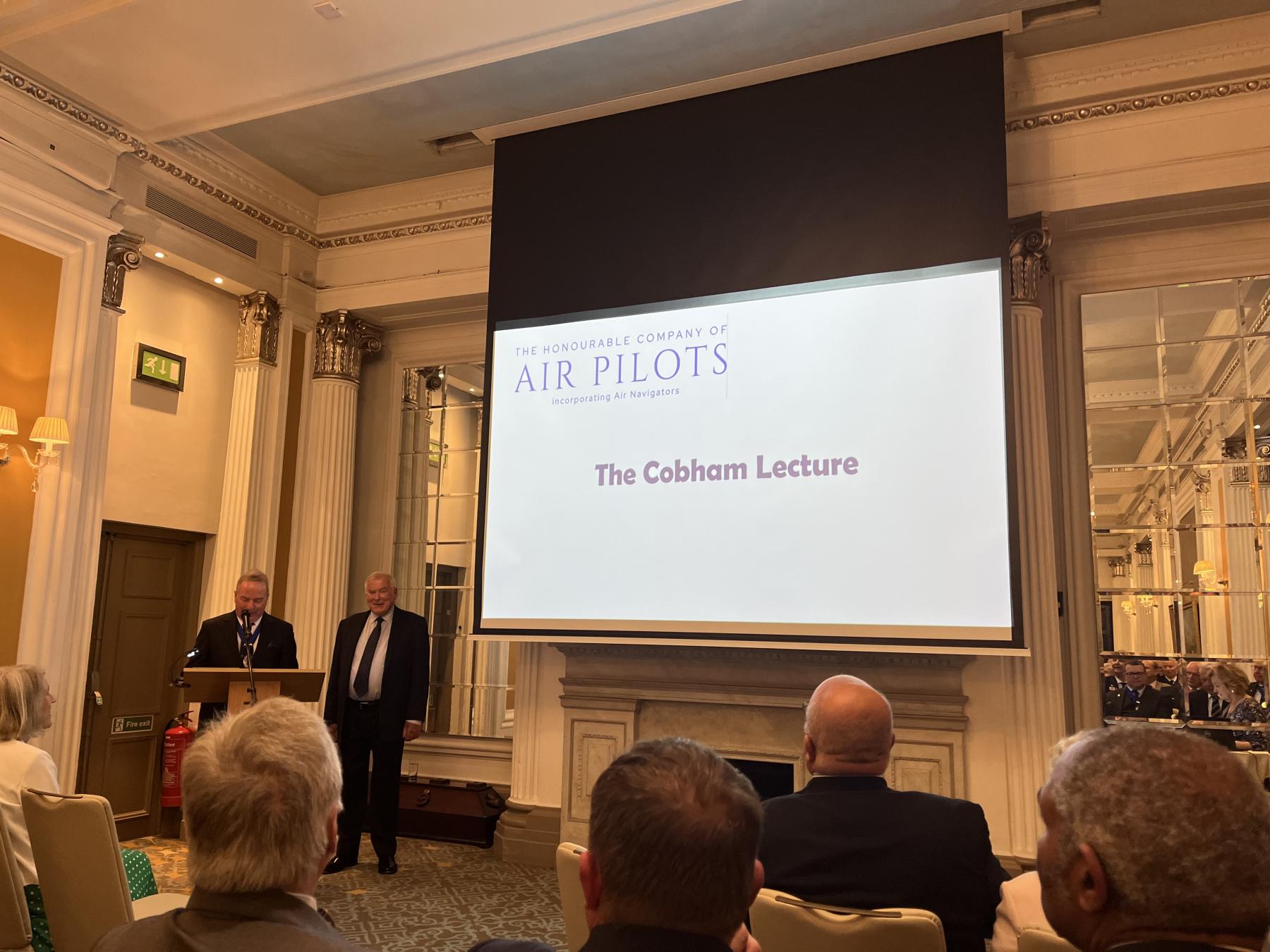 Air Pilots Cobham lecture RAF Club
