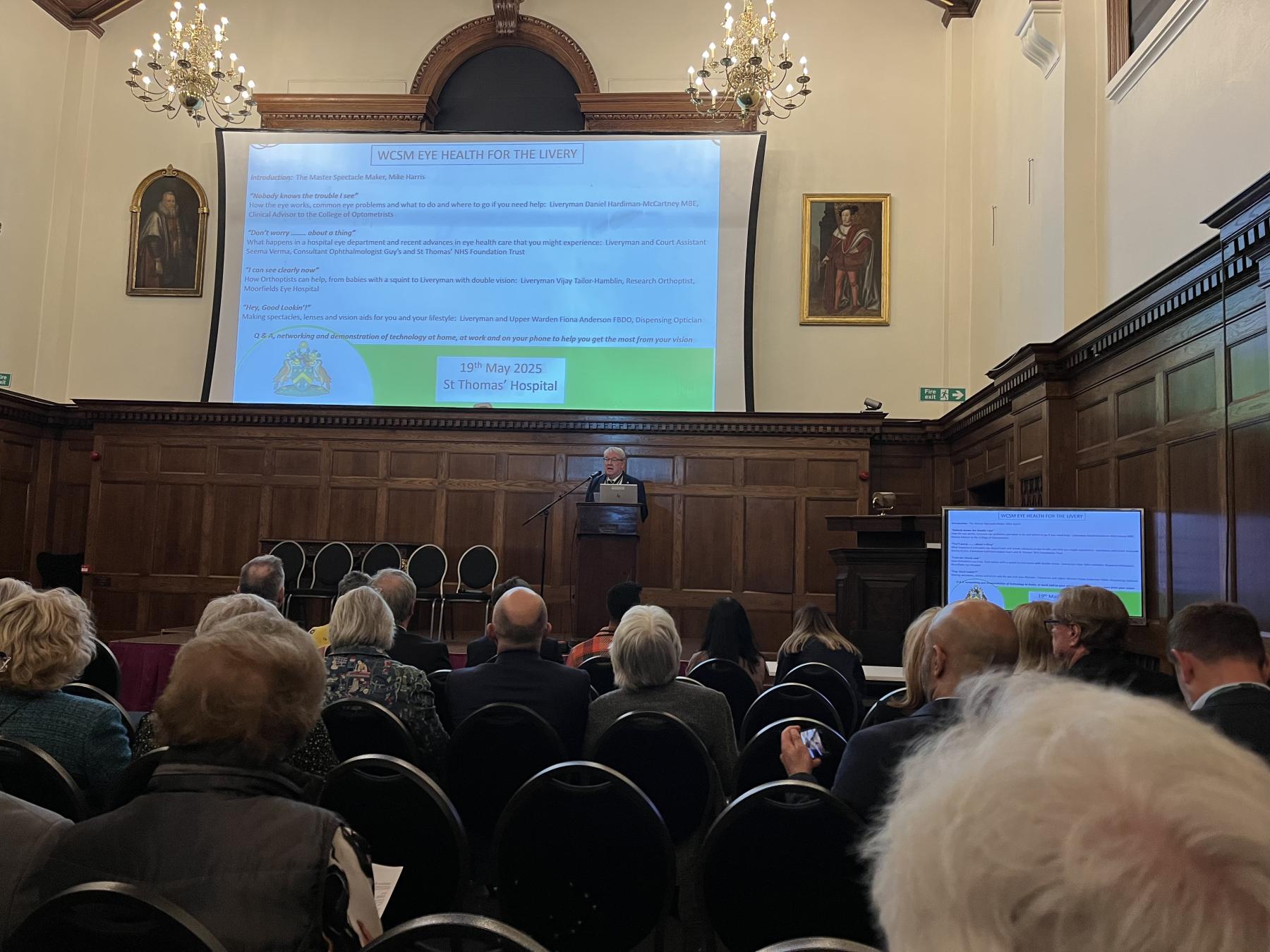 Your Eyes - Spectacle Makers Lecture Event St Thomas' Hospital