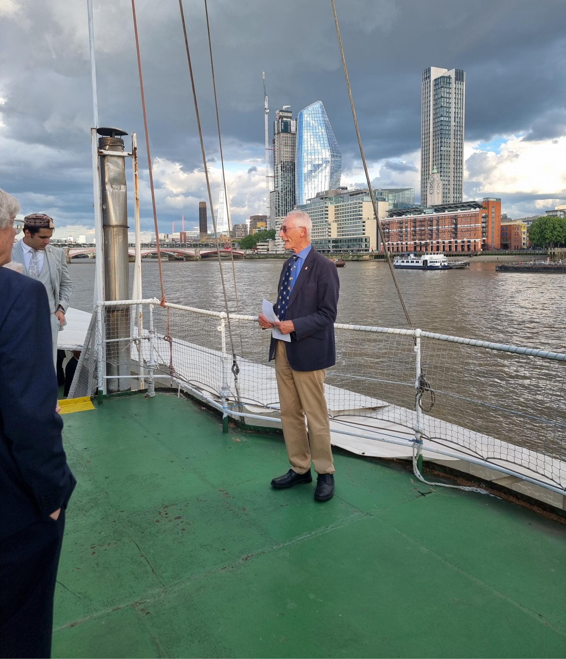 Master's Reception HMS Wellington