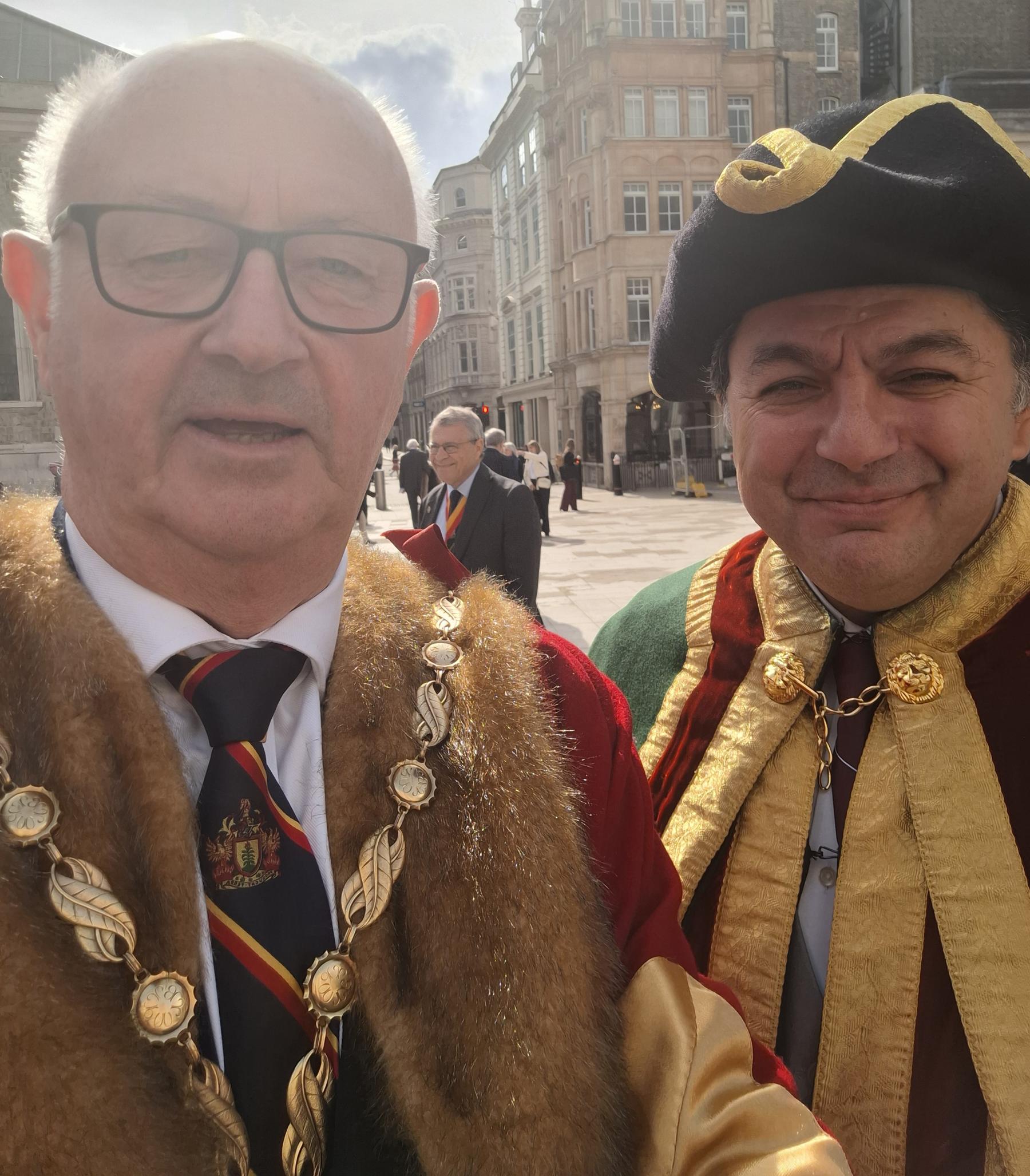 With Liveryman Biagio Fraulo, Under Sherrif 