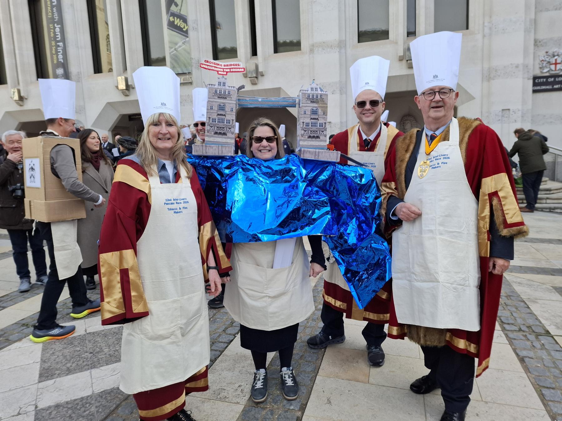 Annual Inter Livery Pancake Race Guildhall Square