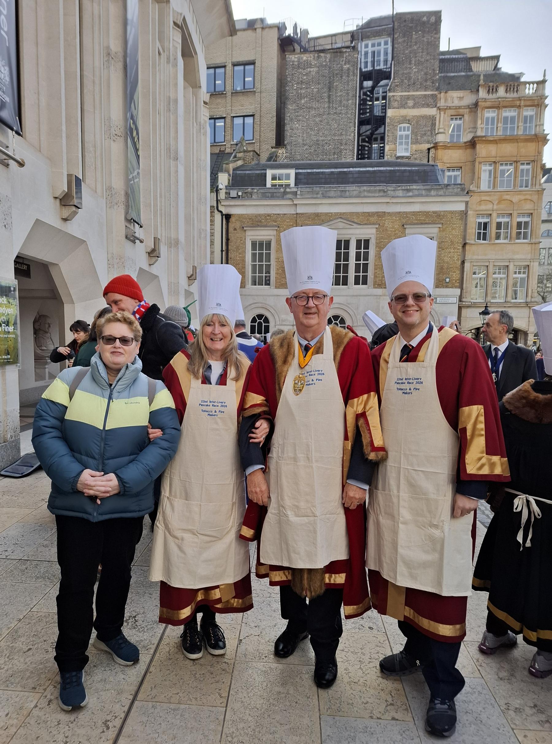Annual Inter Livery Pancake Race Guildhall Square