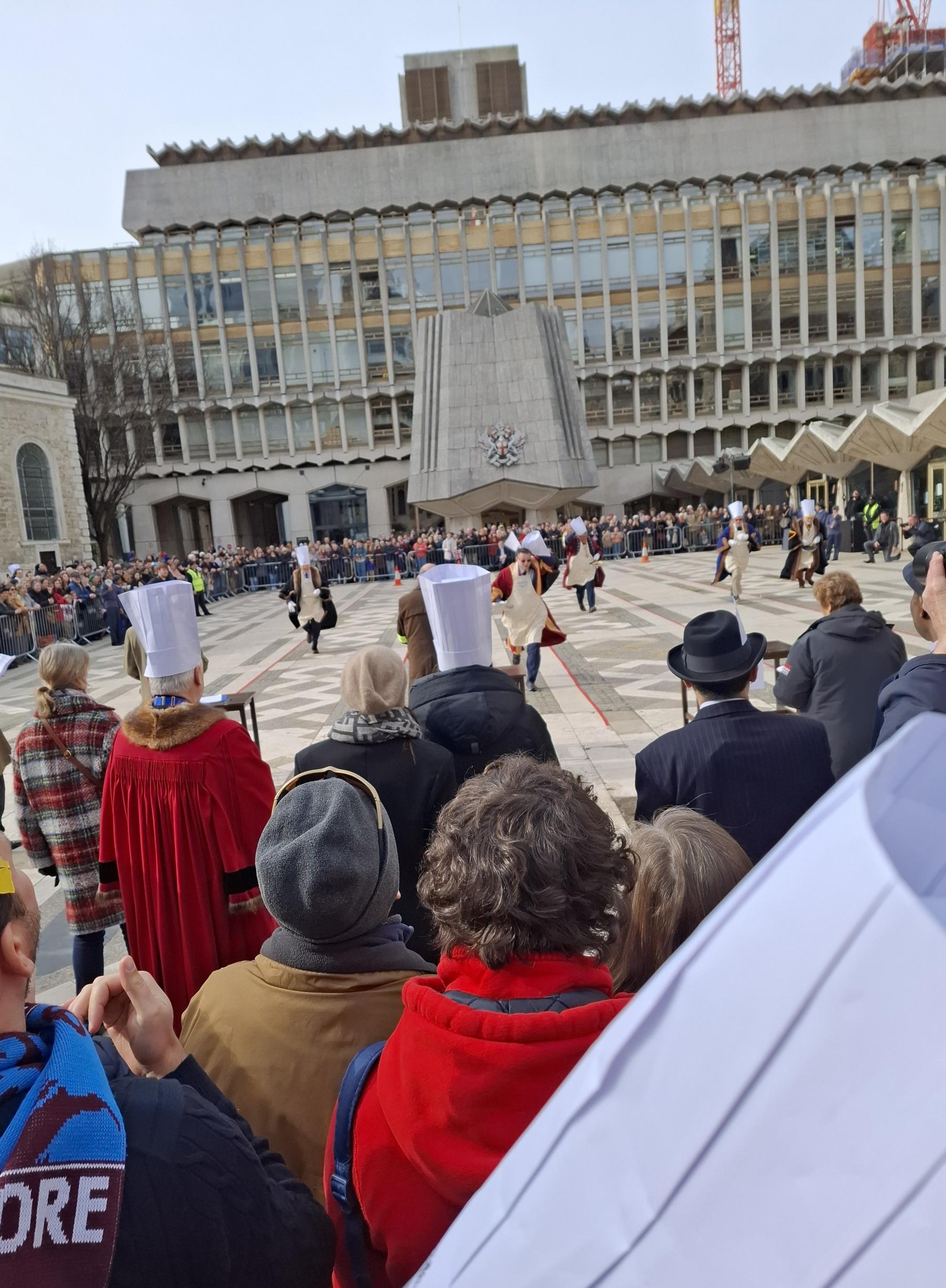 Annual Inter Livery Pancake Race Guildhall Square