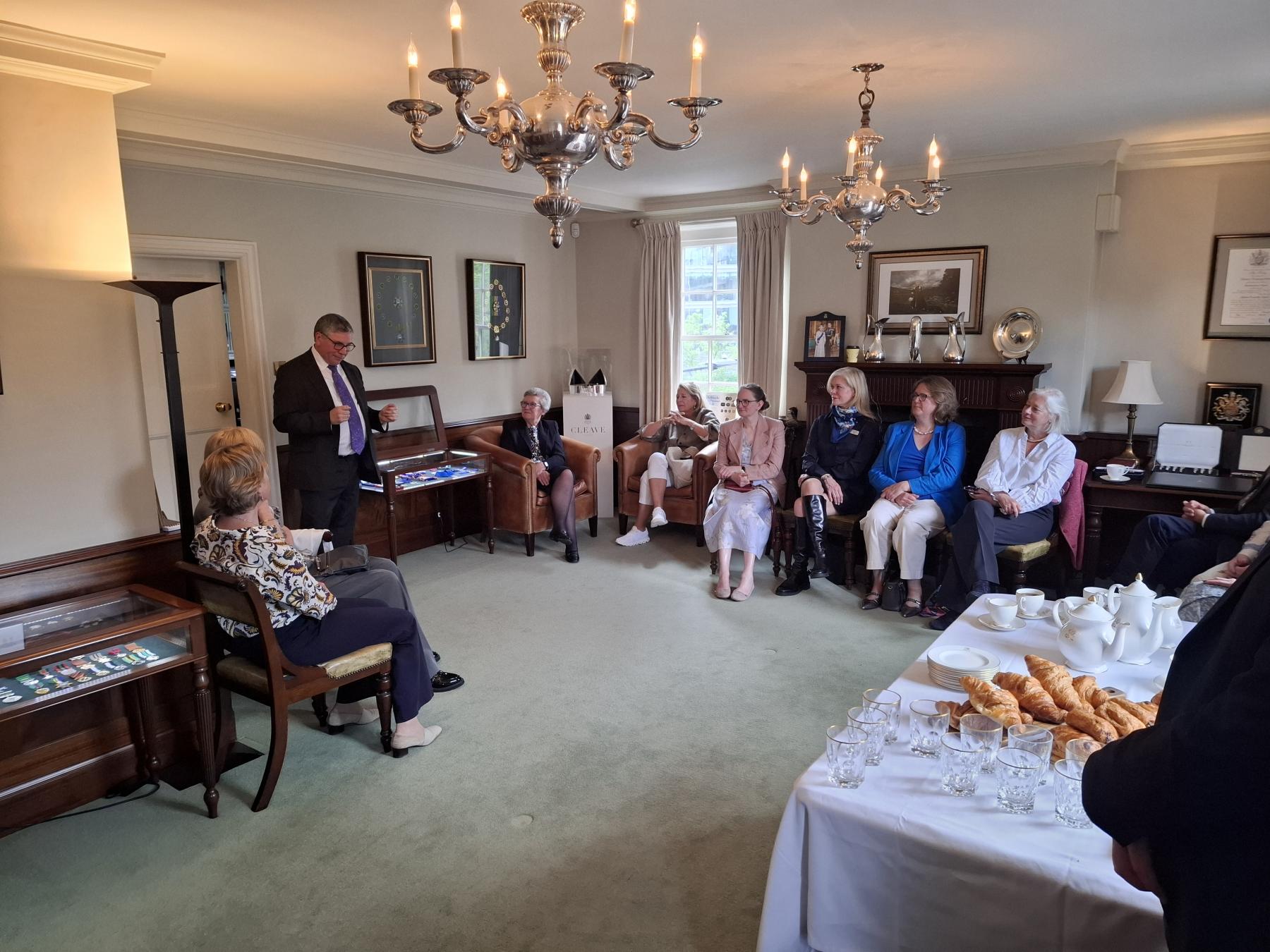 Livery Consorts visit to Cleave, Court Jeweller Buckingham Place