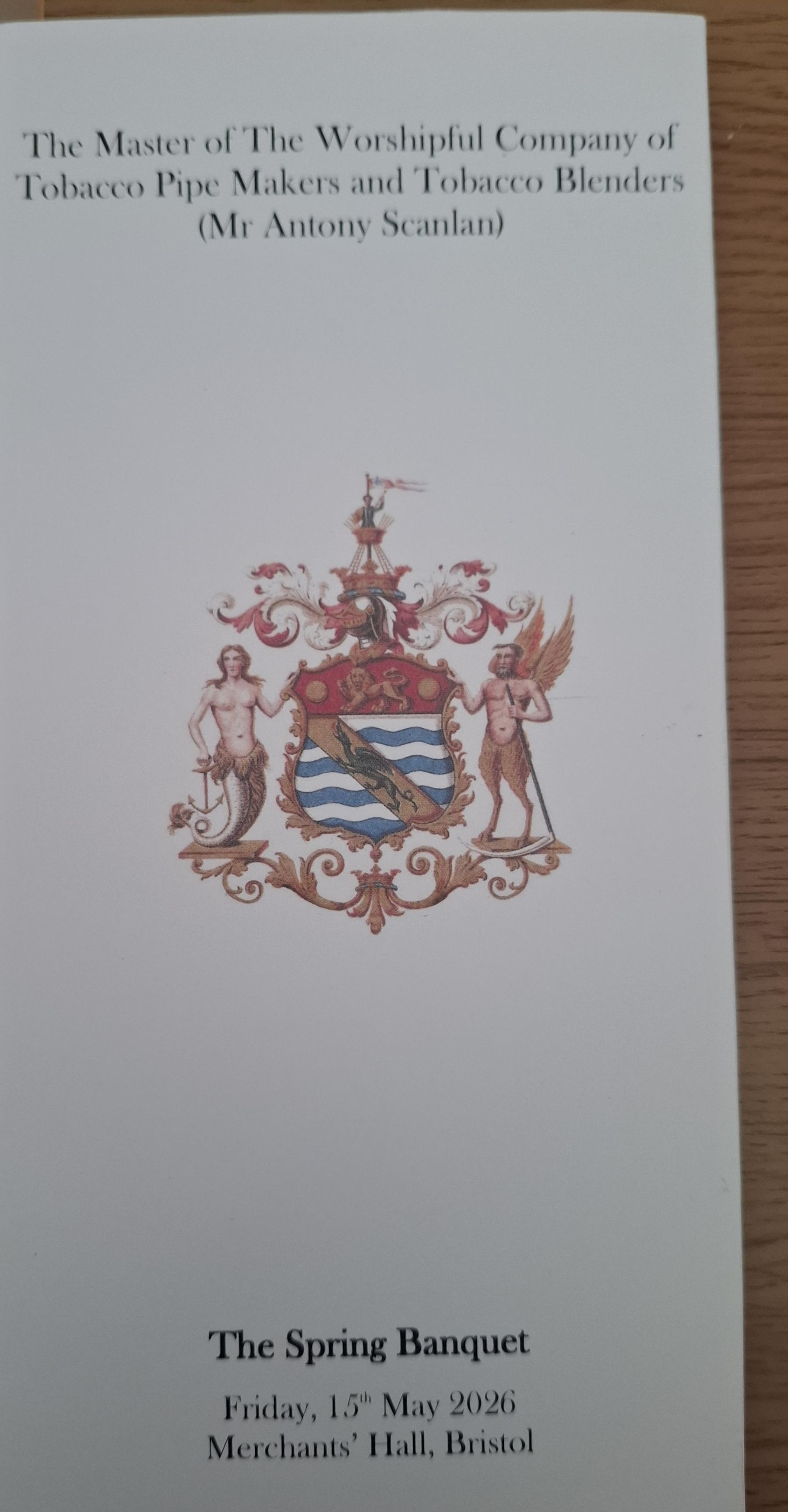 Merchant Venturers Spring Dinner Clifton, Bristol