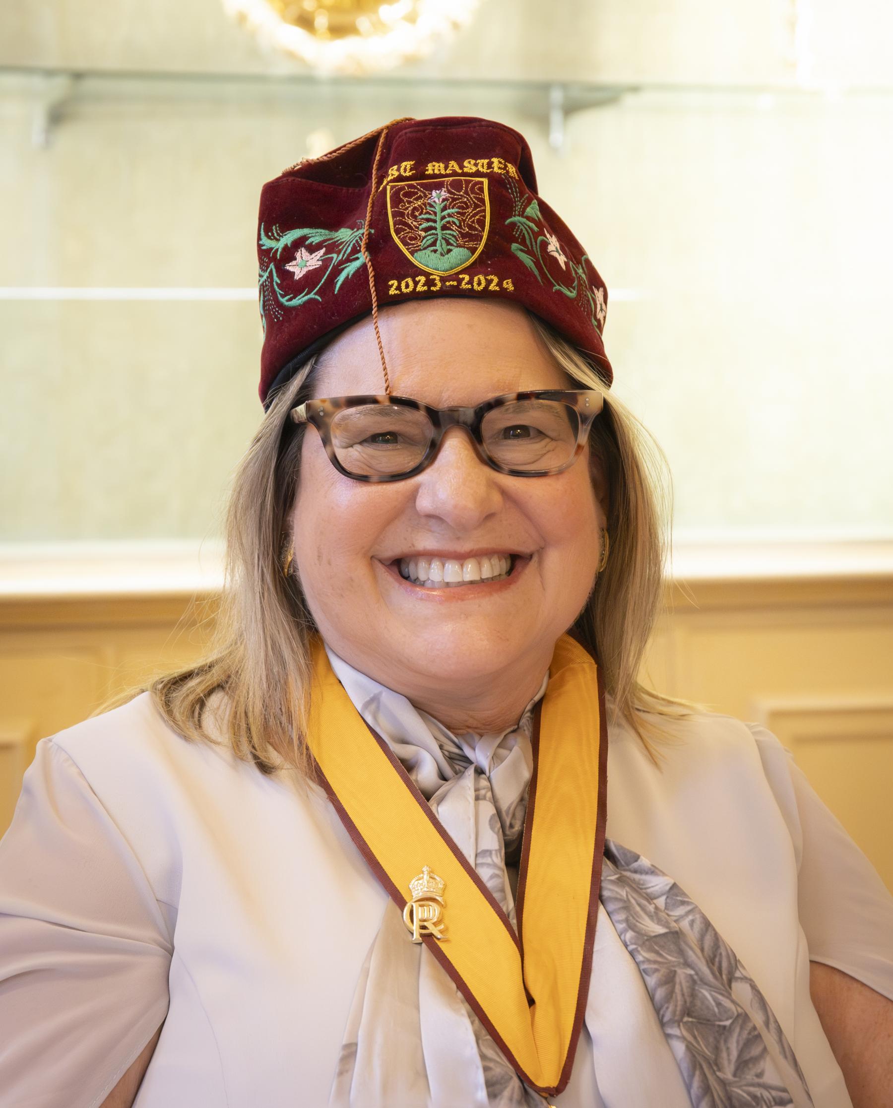 Past Master Elise Rasmsussen, Principal Guest Installation Court and Lunch, Saddlers' Hall
