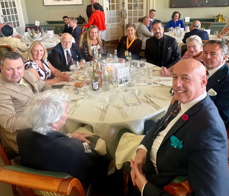 Women's International Cigar Club table Association of Independent Tobacco Specialists' Annual Lunch