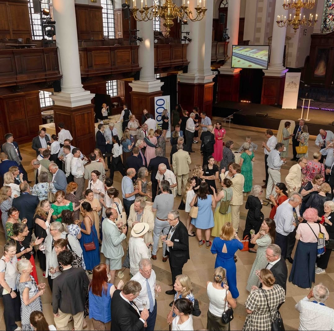 Lots of Masters and guests Book launch at Christ Church, Spitalfields