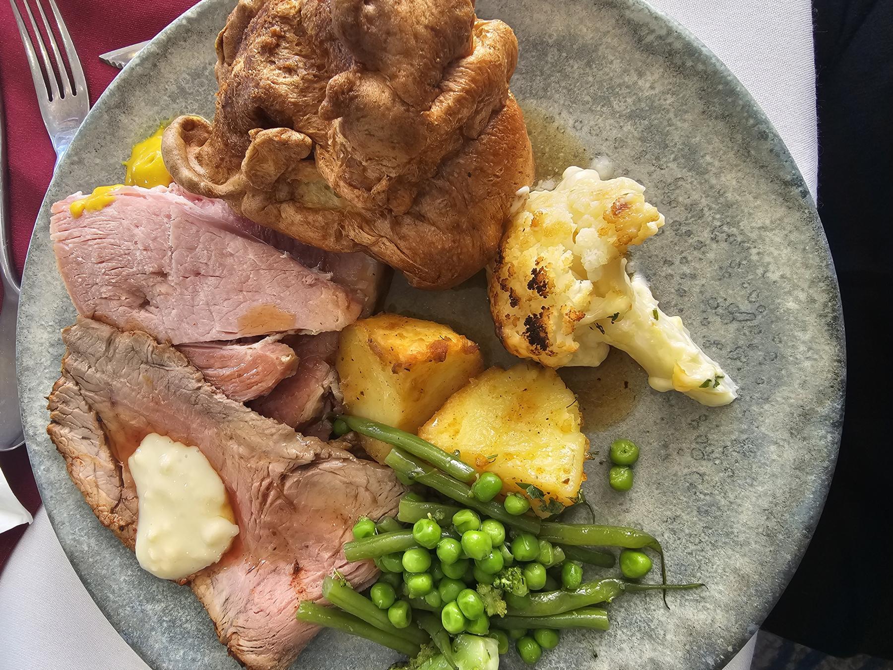 A golfer's delight: roast gammon and beef with all the trimmings Betchworth Park GC, Dorking