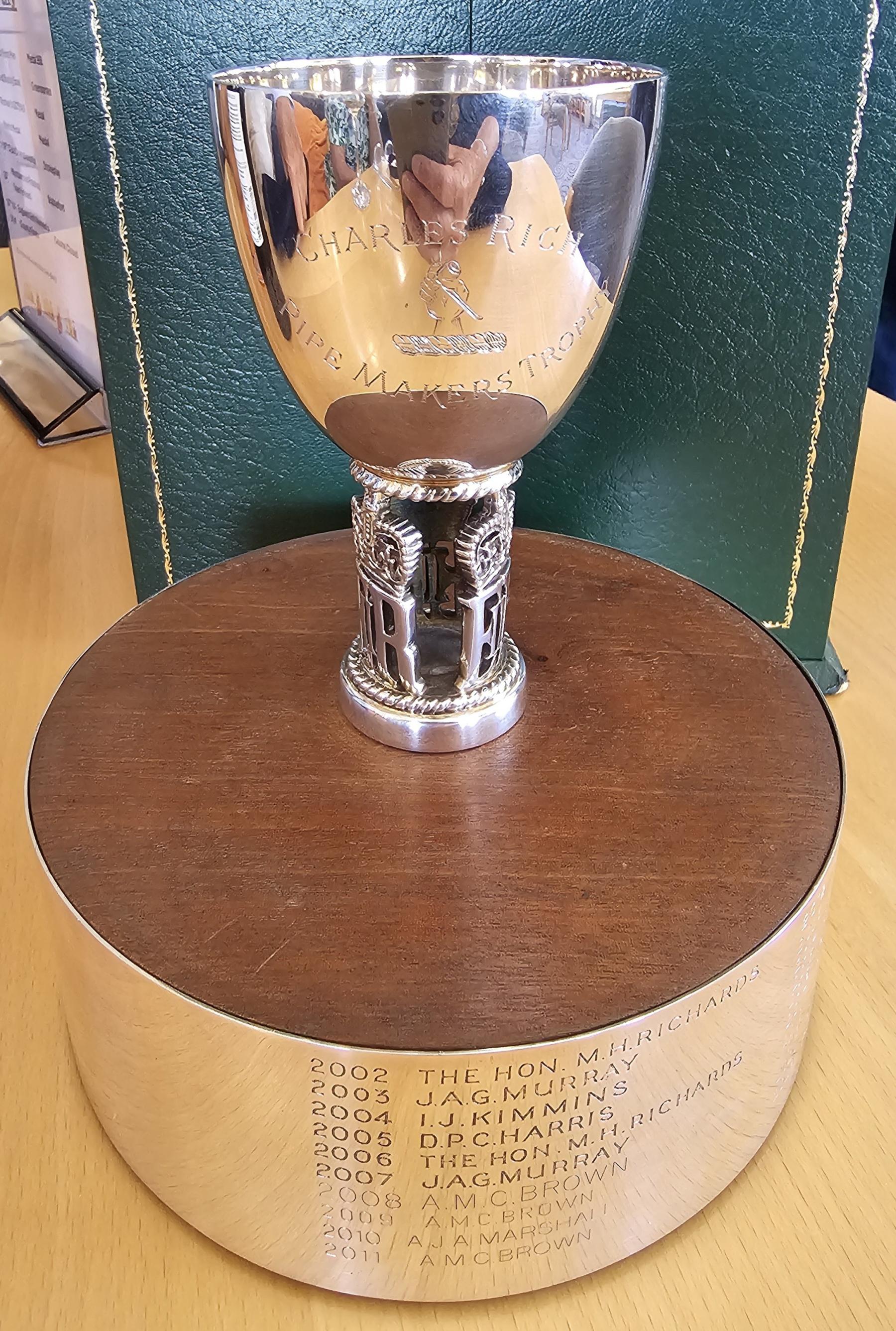 The Charles Rich Trophy retained by PM Ian Panto Betchworth Park GC, Dorking