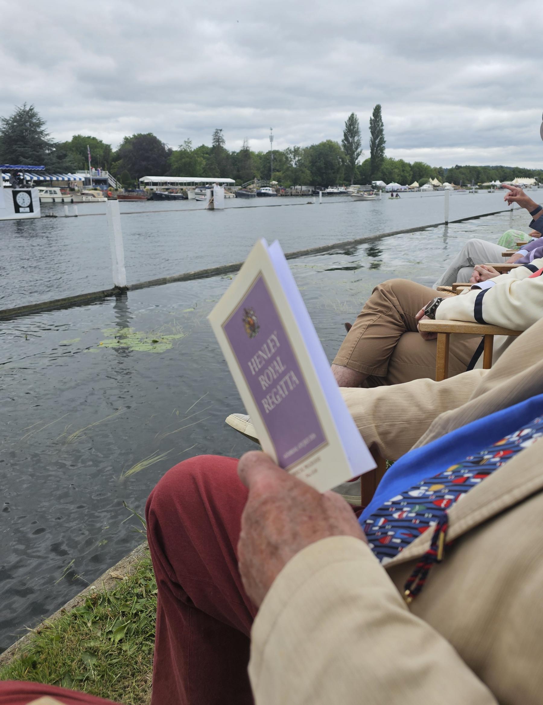 Deckchairs and river: Saturday Henley on Thames, Oxfordshire