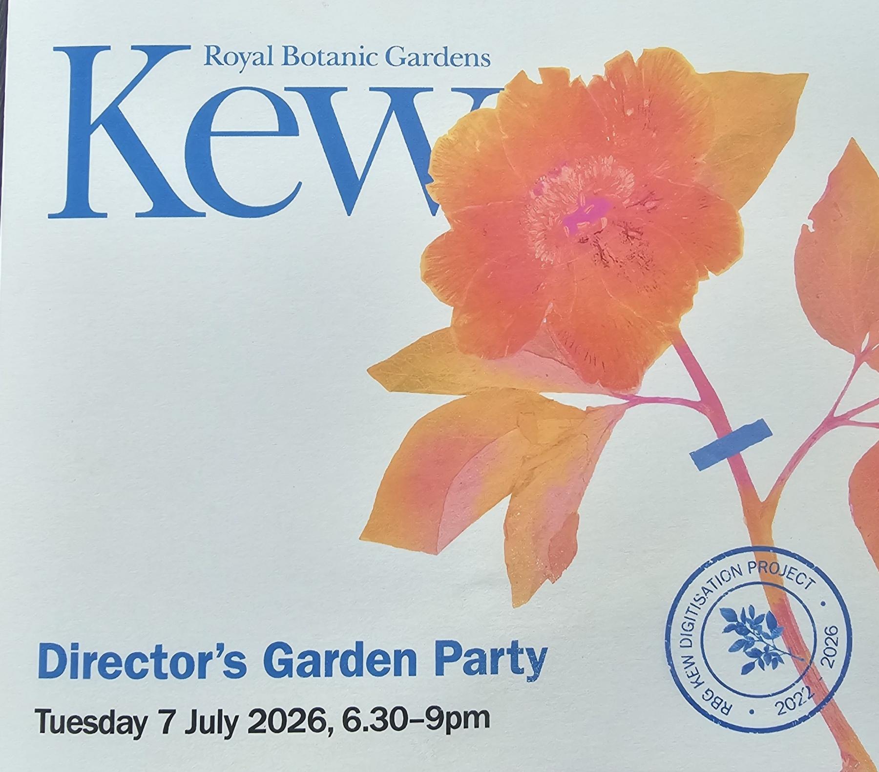 Royal Botanic Gardens: Director's Garden Party Kew Gardens