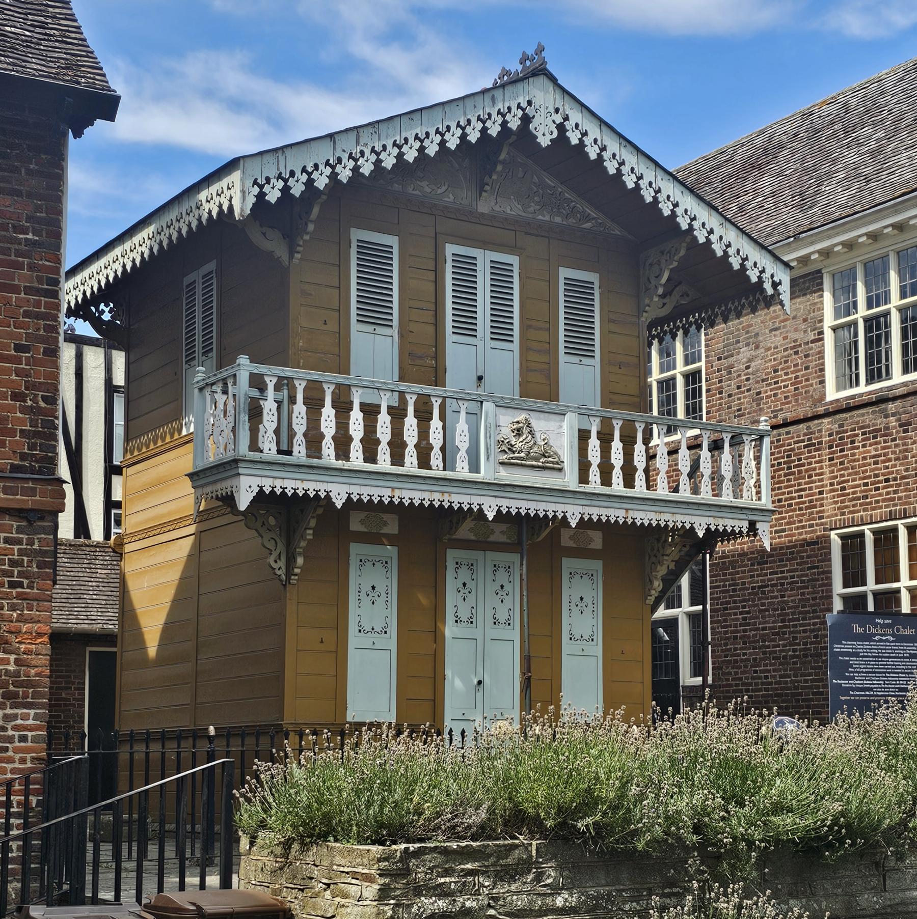 Dicken's writing chalet The Livery in Dickens-land