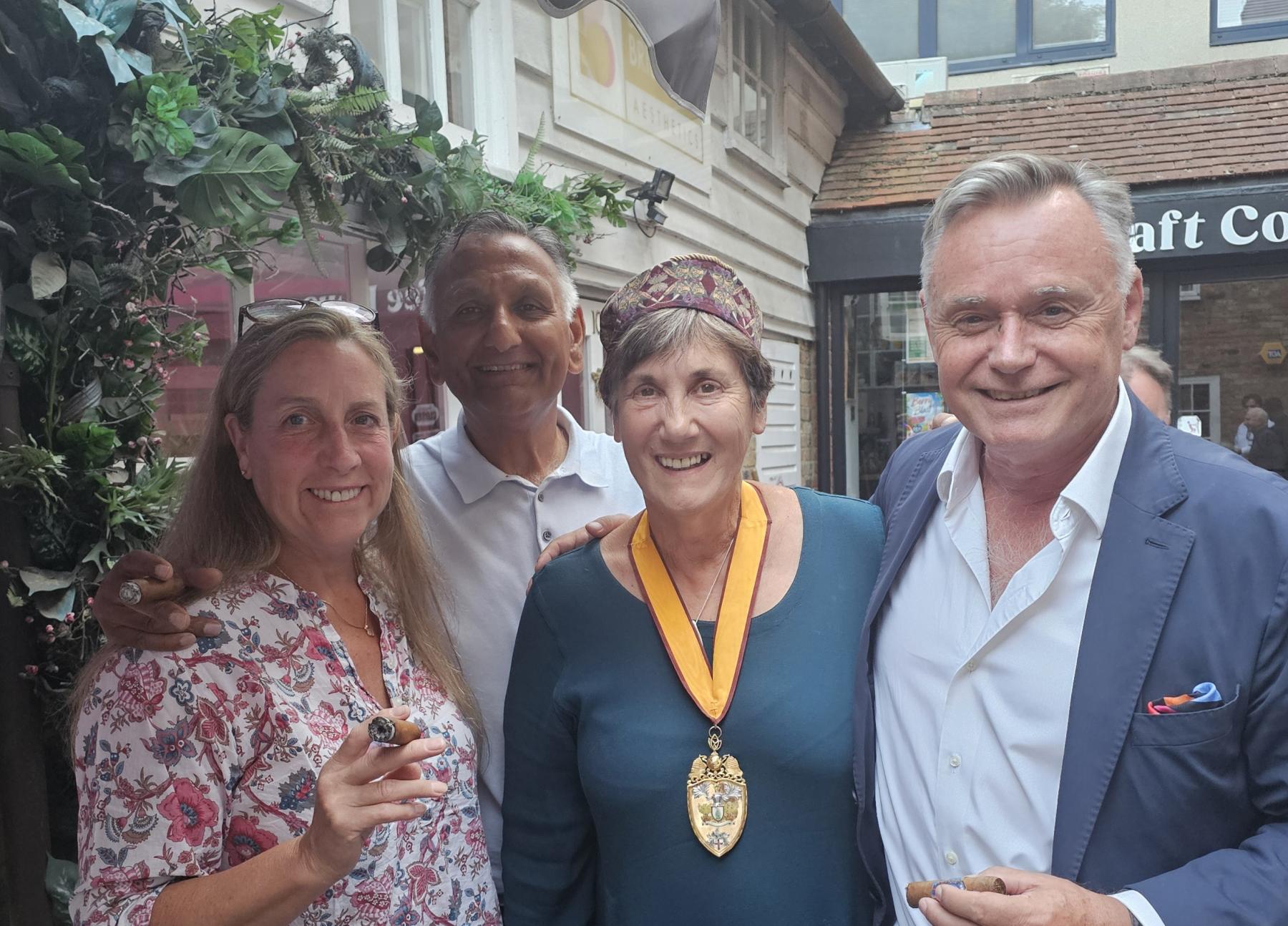 WIth Sarah, Paresh and Jeremy The Cigar Emporium, 44 Thames Street, Windsor