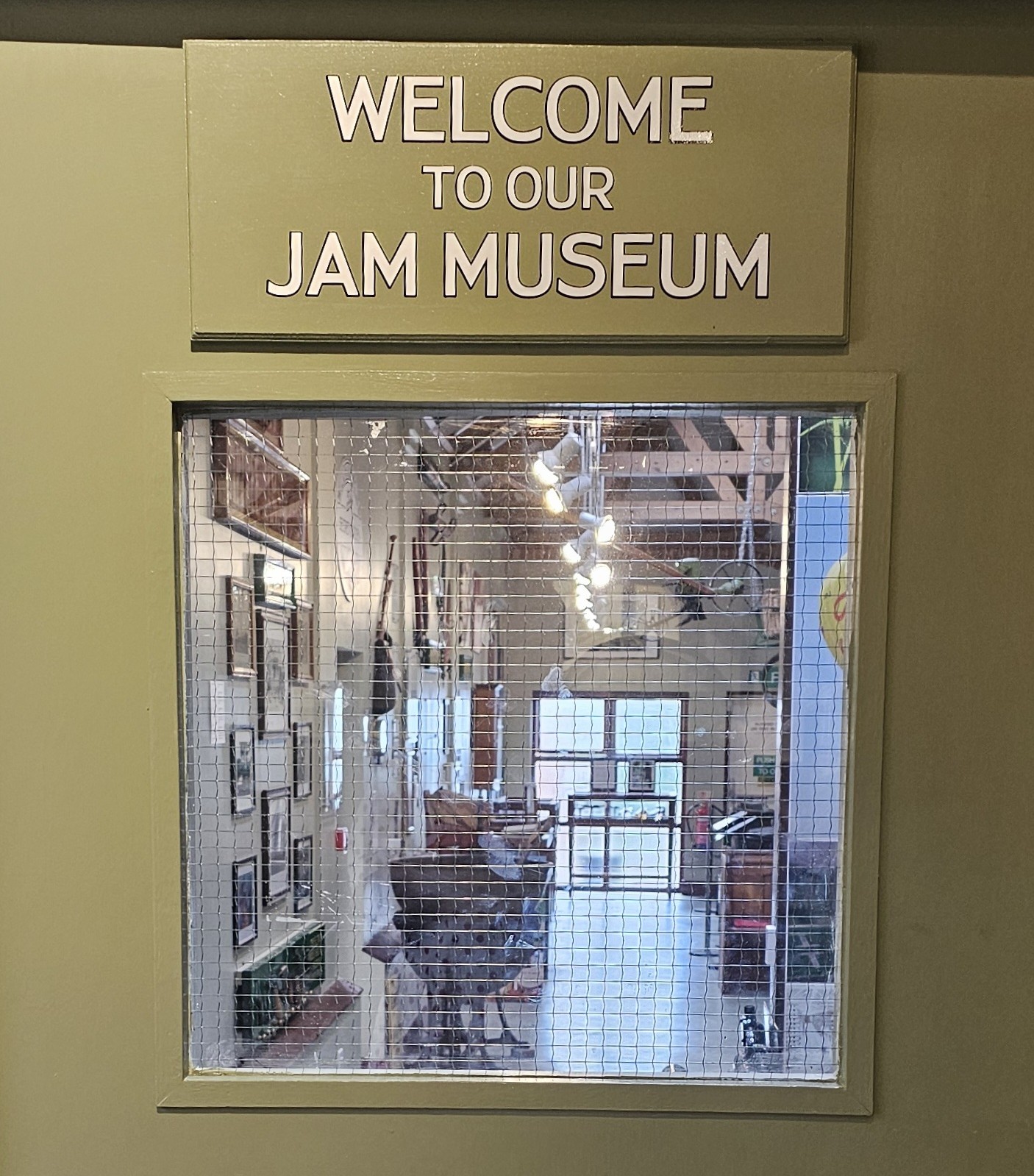 Entrance to the museum Tiptree, Essex
