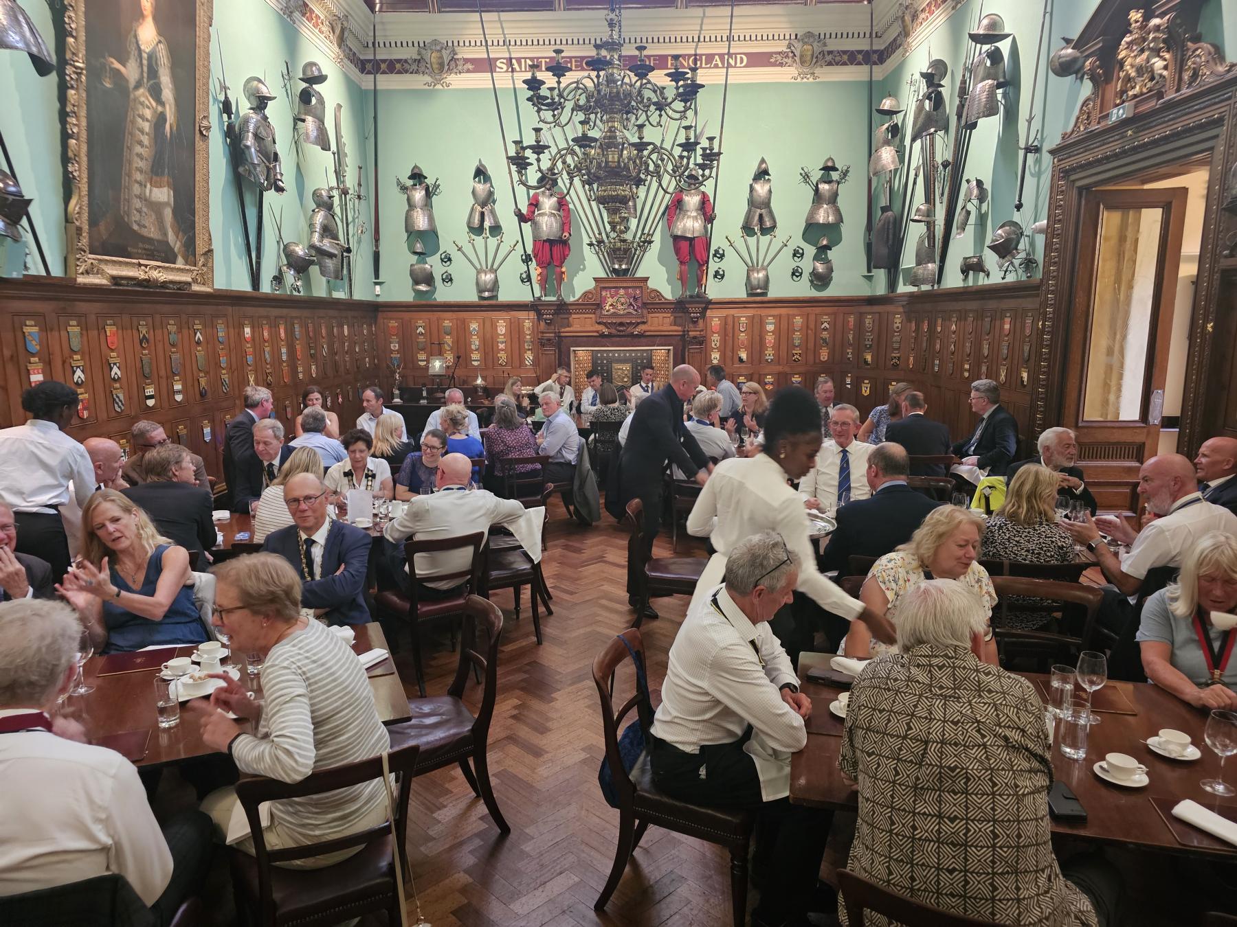 Lunch at Armourers and Brasiers Nearly all the Halls! But not necessarily in the right order.
