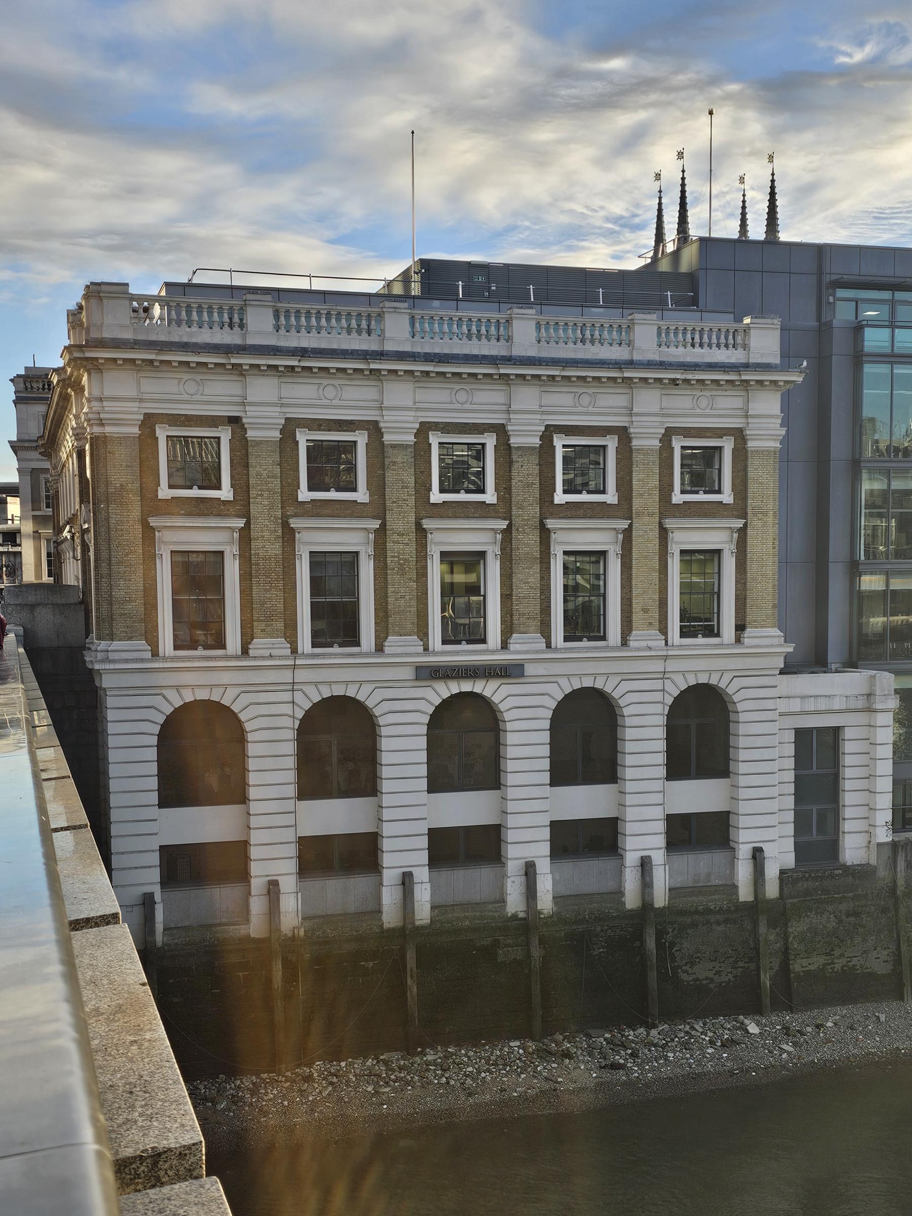 Glaziers' Hall from London Bridge Glaziers' Hall