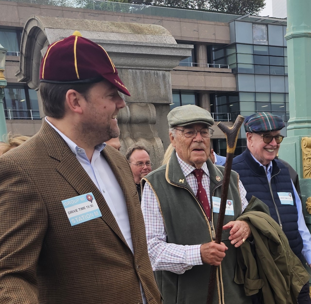 The Woolmen's Annual Sheep Drive for Freemen of the City of London Southwark Bridge